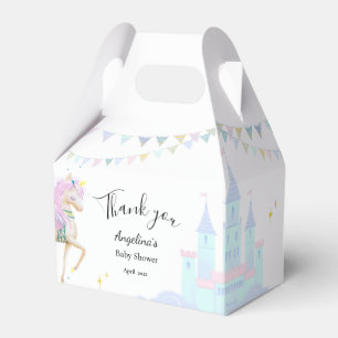 Unicorn Baby Shower Favour Box. Box