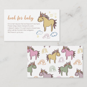 Unicorn Baby Shower Gender Neutral Enclosure Card