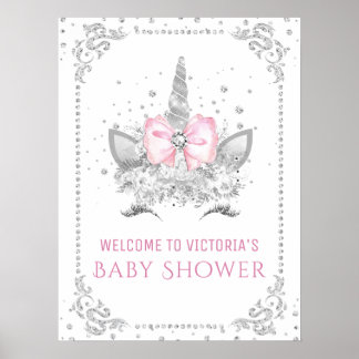 Unicorn Baby Shower Sign