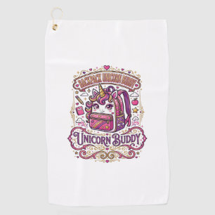 Unicorn Backpack Unicorn Buddy Stylish Merch Desig Golf Towel