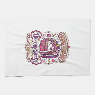 Unicorn Backpack Unicorn Buddy Stylish Merch Desig Tea Towel