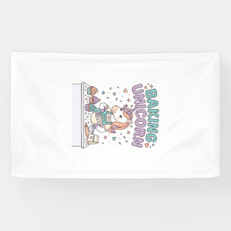 Unicorn Baking Unicorn Trendy Product Graphic_1 Banner