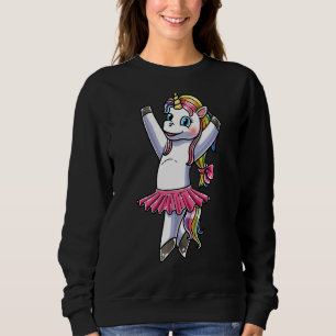 Unicorn Ballet Dance Ballerina Dancing Danseuse 2 Sweatshirt