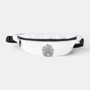 Unicorn Baseball Horn Power Kawaii Vector Design_1 Bum Bags