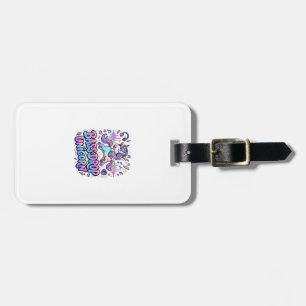 Unicorn Bass Drop Unicorn Gift Idea Typography Des Luggage Tag
