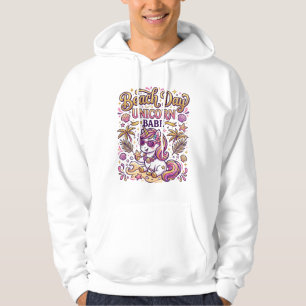 Unicorn Beach Day Unicorn Babe Stylish Zazzle Desi Hoodie