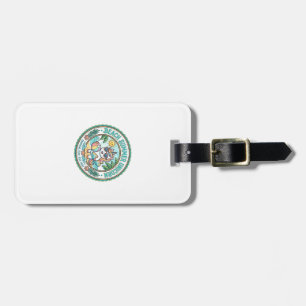 Unicorn Beach Summer Unicorn POD Ready Apparel Gra Luggage Tag