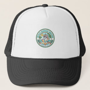 Unicorn Beach Summer Unicorn POD Ready Apparel Gra Trucker Hat