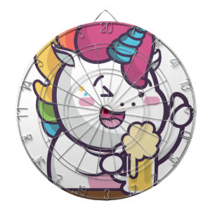 unicorn beer dartboard