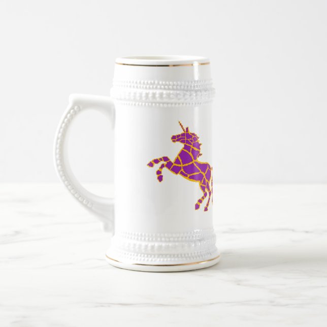 Unicorn Beer Stein (Left)