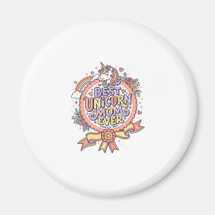 Unicorn Best Unicorn Mum Ever Whimsical Zazzle Des Magnet