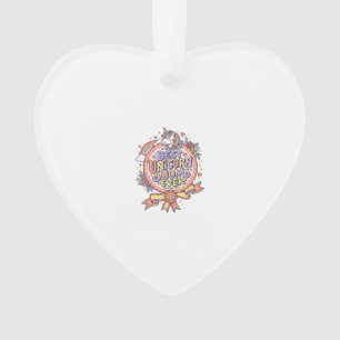 Unicorn Best Unicorn Mum Ever Whimsical Zazzle Des Ornament
