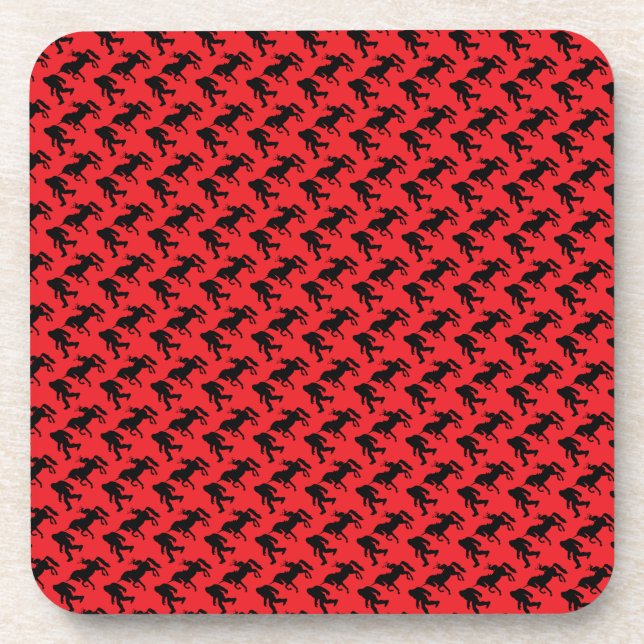 Unicorn, Bigfoot and Jackalope Coaster (Front)