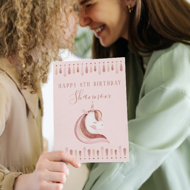 Unicorn Birthday Card (Creator Uploaded)