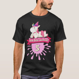 Unicorn Birthday Gift T  Kids Girl T-Shirt