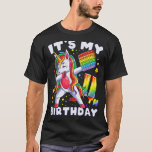 Unicorn Birthday Girl 11 years old 11th Birthday T-Shirt