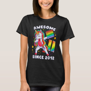 Unicorn, Birthday Girl 11 years old, Born 2012_1 T-Shirt