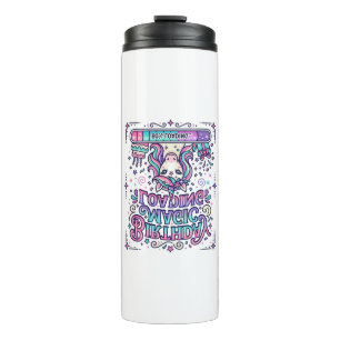 Unicorn Birthday Magic Loading Colourful Marketpla Thermal Tumbler