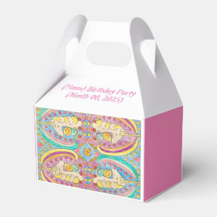 Unicorn Birthday Party Favour Box