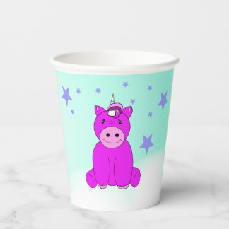 Unicorn Birthday Party Paper Cups