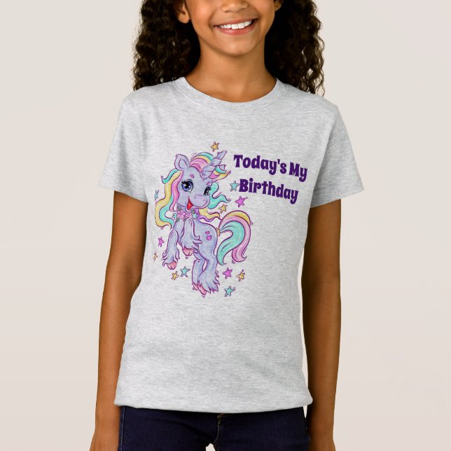 Unicorn Birthday T-Shirt (Front)