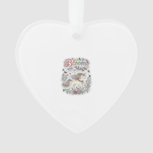 Unicorn Bloom with Magic Premium Vector Typography Ornament