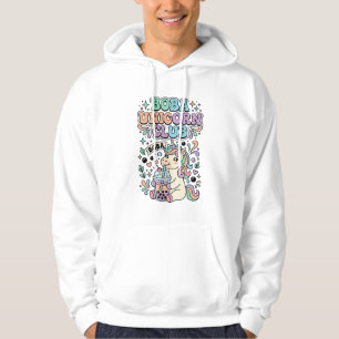 Unicorn Boba Unicorn Club Kawaii Typography Design Hoodie