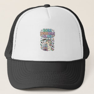 Unicorn Boba Unicorn Club Kawaii Typography Design Trucker Hat