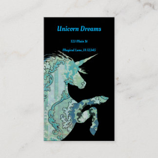 Unicorn Boho Style Business Card