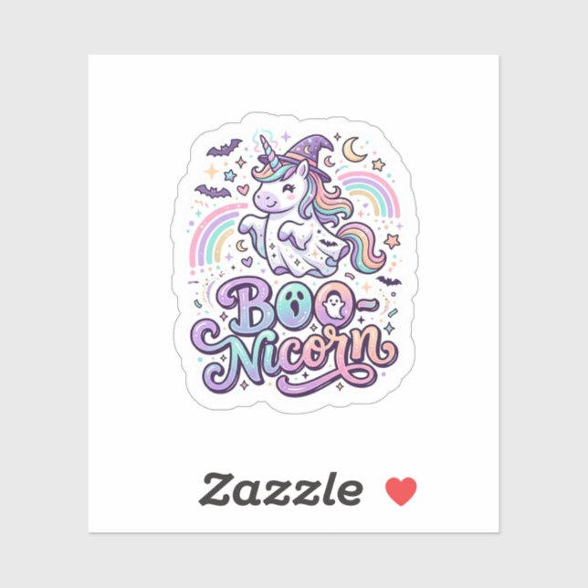 Unicorn Boo-nicorn Premium Vector Vector Design_1 (Sheet)