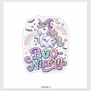 Unicorn Boo-nicorn Premium Vector Vector Design_1