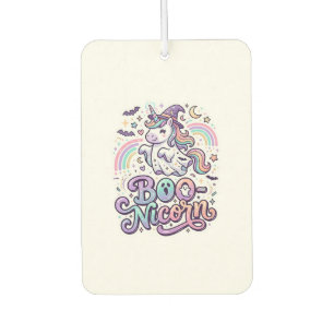 Unicorn Boo-nicorn Premium Vector Vector Design_1 Car Air Freshener
