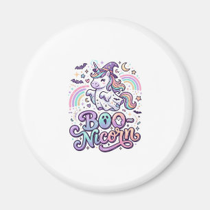 Unicorn Boo-nicorn Premium Vector Vector Design_1 Magnet