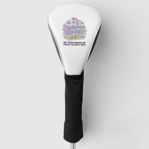Unicorn Boogie Night Bold Typography Graphic Tee D Golf Head Cover