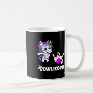 Unicorn Bowling Pin Strike Bowling Bowler Bowling  Coffee Mug