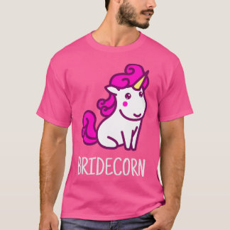 Unicorn bride wedding marriage T-Shirt
