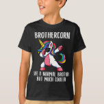 Unicorn Brother Girl Birthday Party Apparel Brothe T-Shirt<br><div class="desc">Hope you like it 3</div>