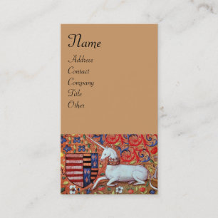 UNICORN ,brown Business Card