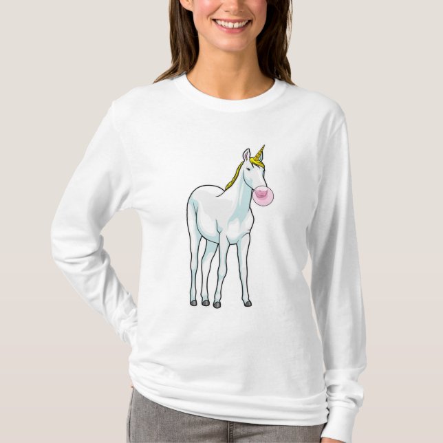 Unicorn Bubble gum T-Shirt (Front)