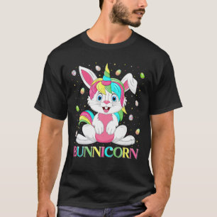 Unicorn Bunny Lover Funny Bunnicorn Easter Sunday T-Shirt