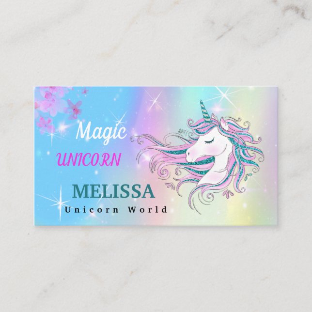 Unicorn Business Card (Front)