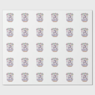 Unicorn Butterflies Know My Name Charming POD Artw Wrapping Paper