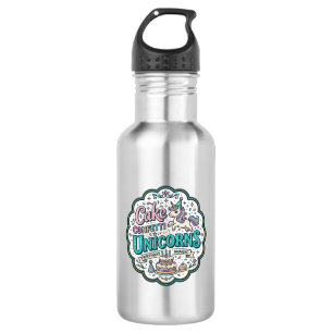 Unicorn Cake Confetti Unicorns POD Ready POD Artwo 532 Ml Water Bottle