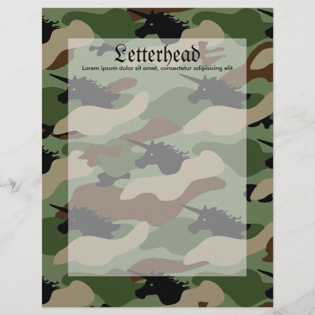 Unicorn Camouflage (Front)