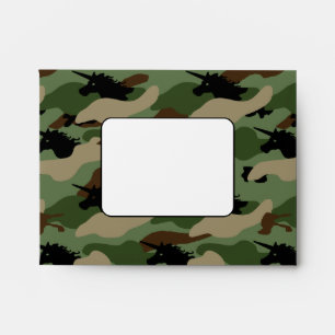 Unicorn Camouflage Envelopes
