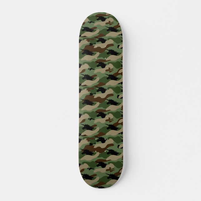 Unicorn Camouflage Skateboard (Front)