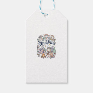 Unicorn Campfire Unicorn Premium Vector Sticker an Gift Tags