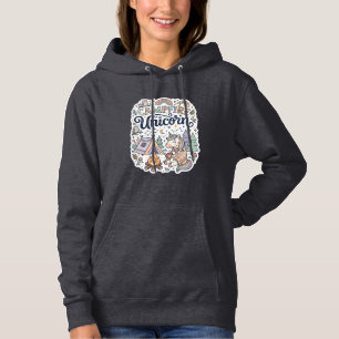 Unicorn Campfire Unicorn Premium Vector Sticker an Hoodie