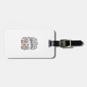 Unicorn Campfire Unicorn Premium Vector Sticker an Luggage Tag