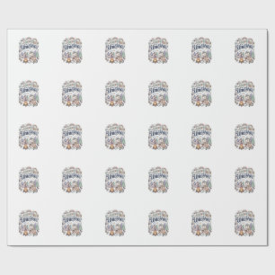 Unicorn Campfire Unicorn Premium Vector Sticker an Wrapping Paper